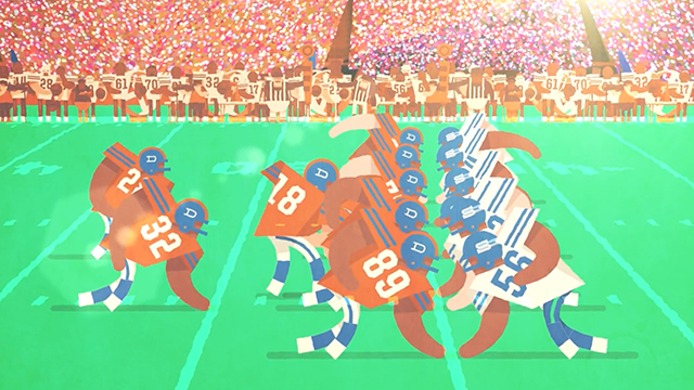 "A GUIDE TO AMERICAN FOOTBALL: FOR LIBERALS, LADIES & LIMEYS" 
Short film 2:48
