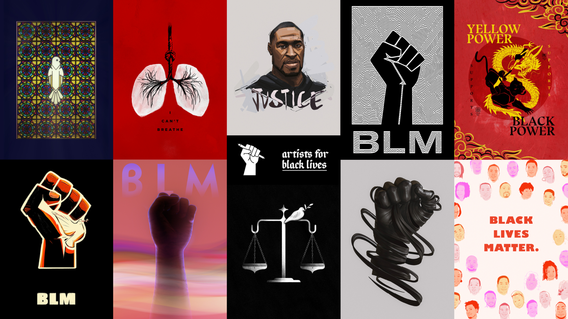 Artists For Black Lives Fundraising For The Blm Movement Stash