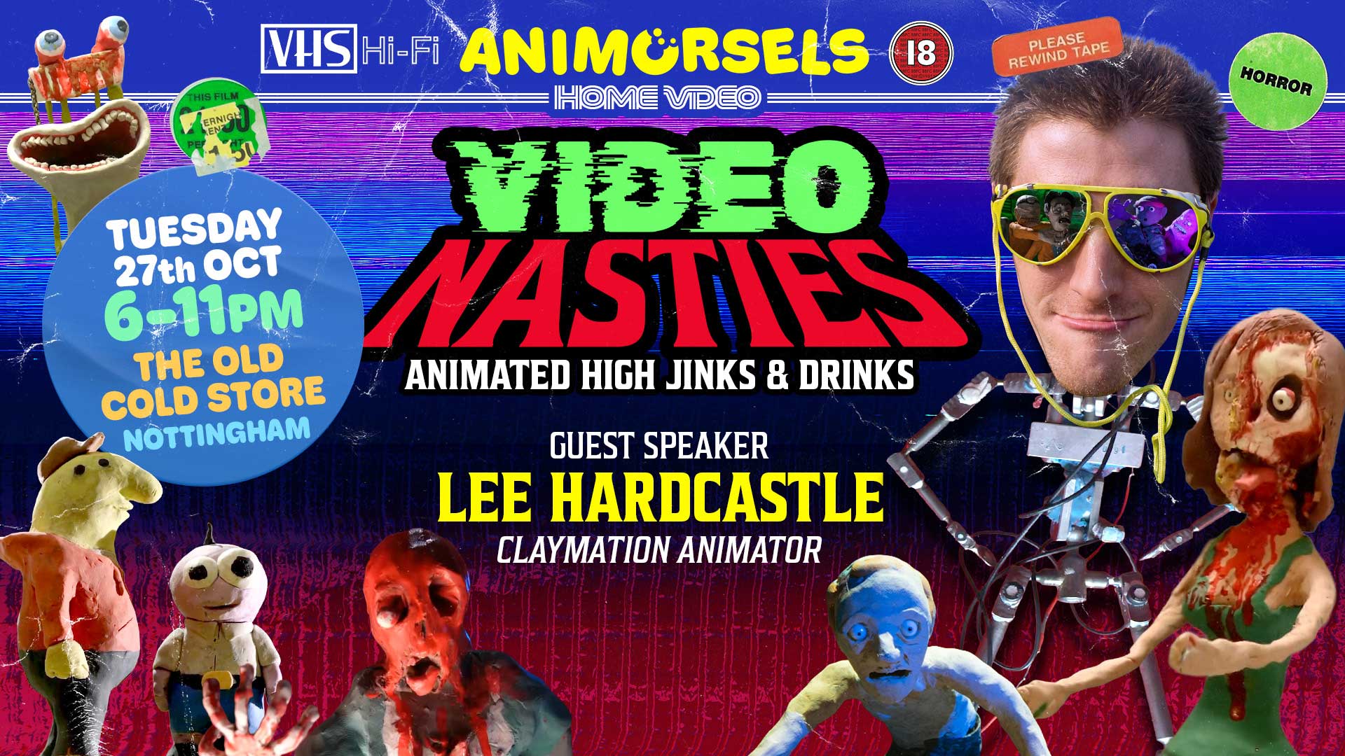 Animorsels Returns to Nottingham Oct 27 With Lee Hardcastle