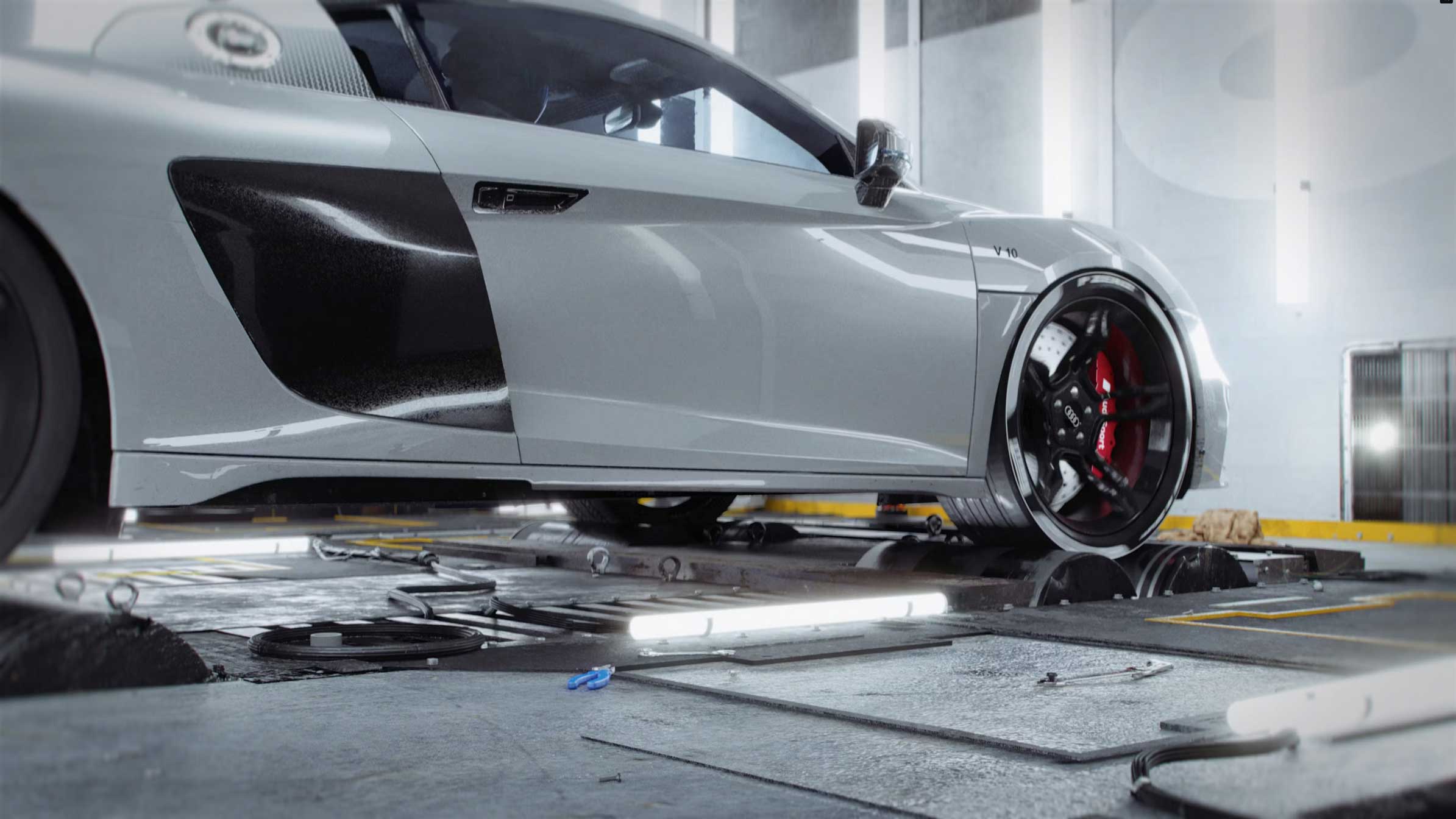 Audi R8 Supercar CG ad by James Bali | STASH MAGAZINE