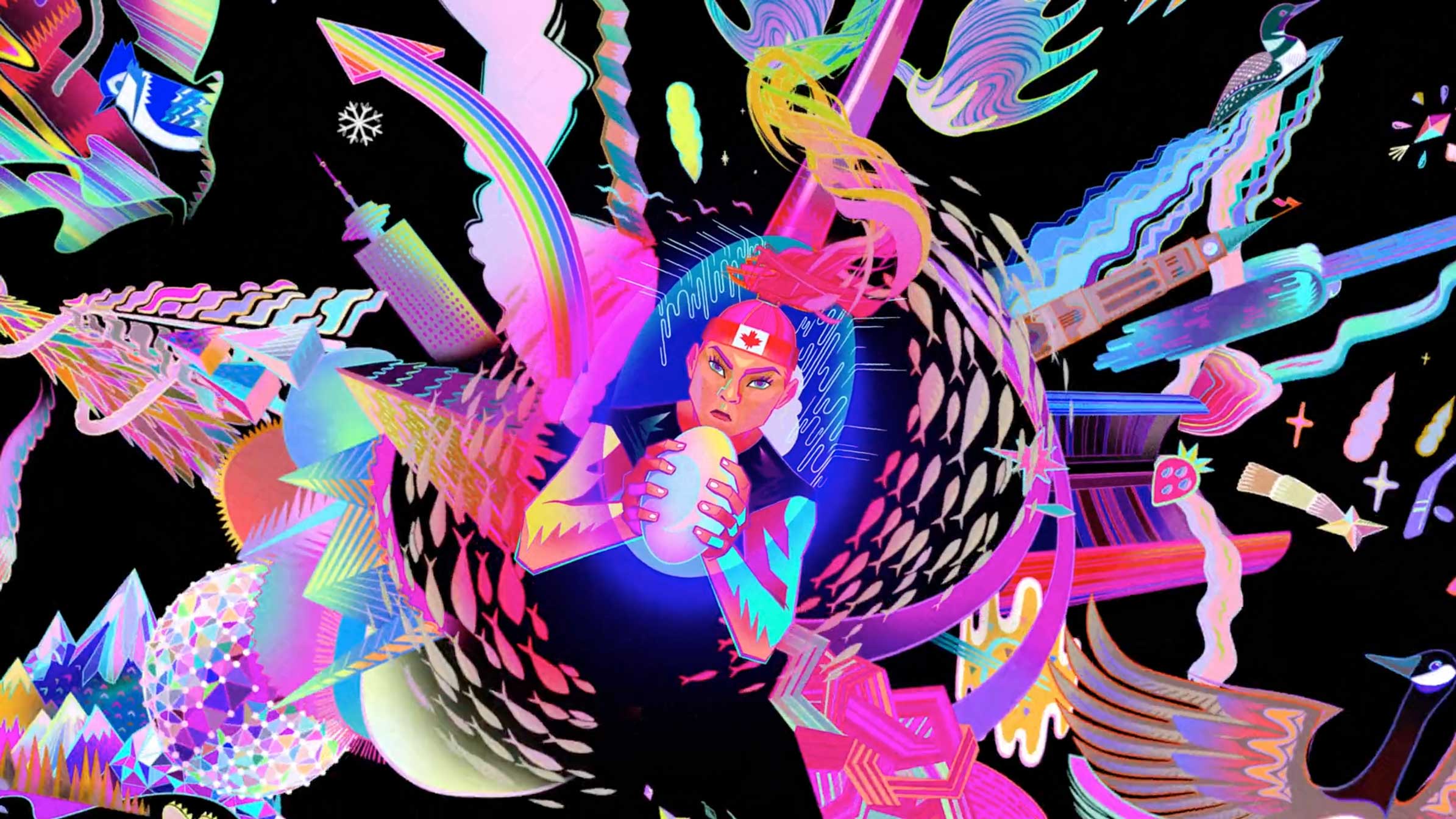 Women's Rugby World Cup 2025 Title Sequence Nation Animations | STASH MAGAZINE