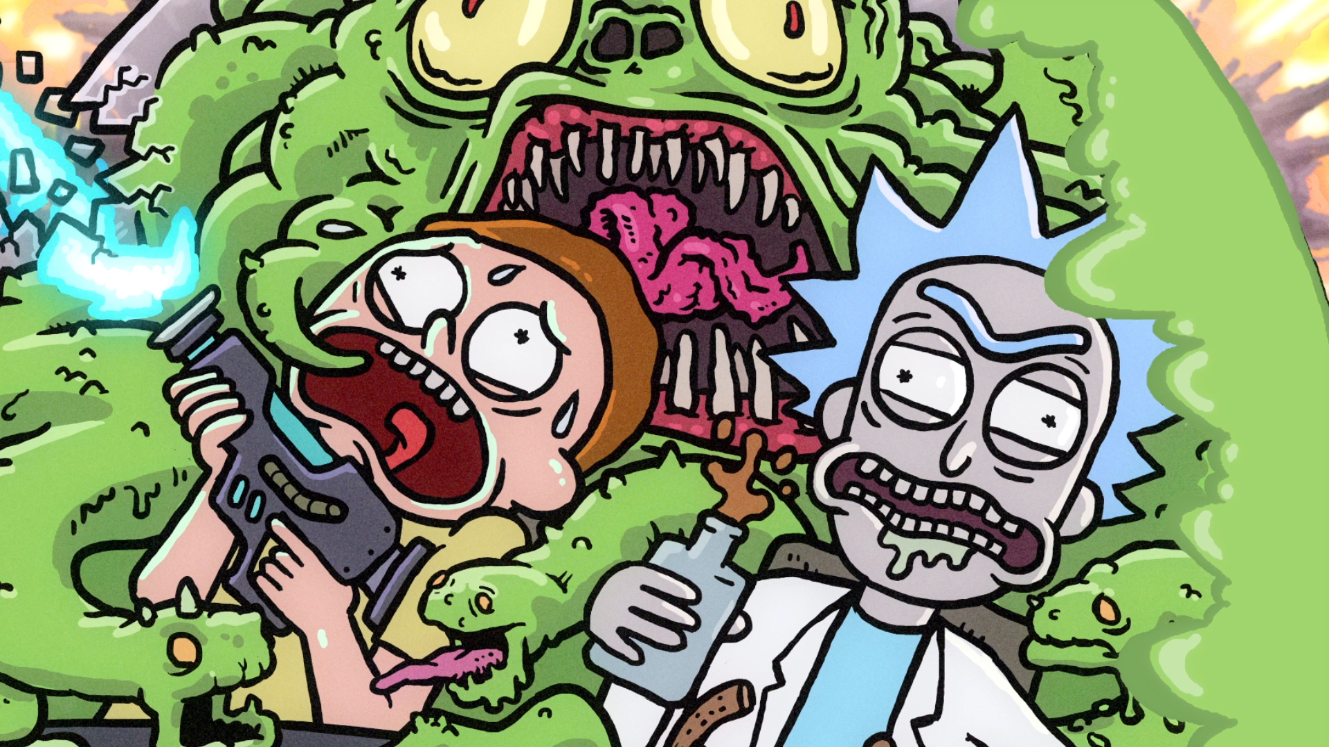 "Rick and morty exquisite corpse". 