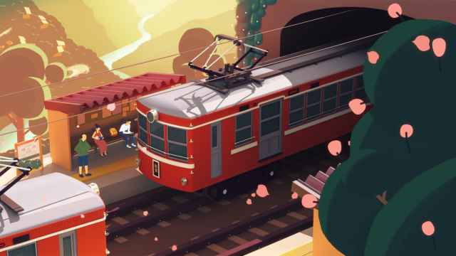 Tonosawa Station Nick Parente animated loop | STASH MAGAZINE