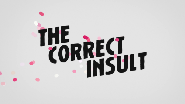 The Correct Insult animated short film | STASH MAGAZINE
