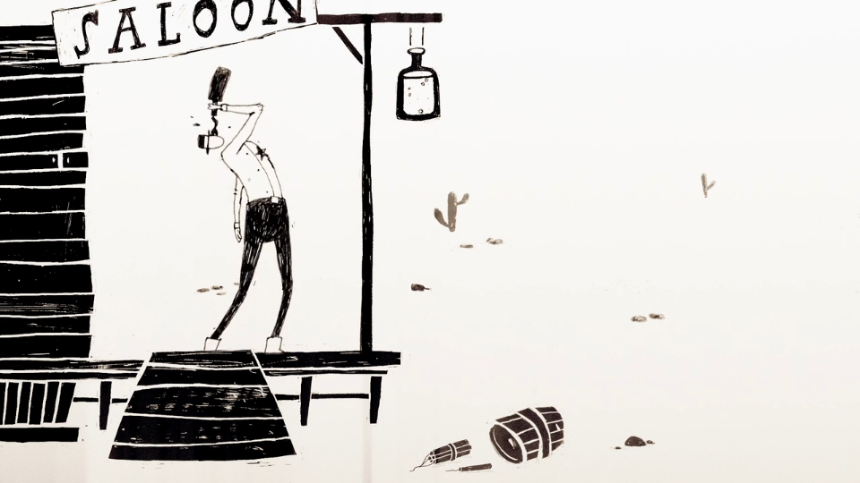 David Stumpf Cowboyland animated shortfilm | STASH MAGAZINE