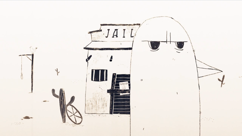 David Stumpf Cowboyland animated shortfilm | STASH MAGAZINE