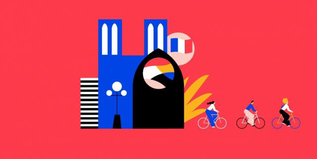 Airbnb Cycling Experiences animation explainer Illo | STASH MAGAZINE