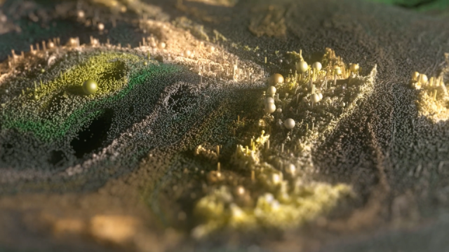 Flow by Nobutaka Kitahara animated short film Houdini Flip | STASH MAGAZINE