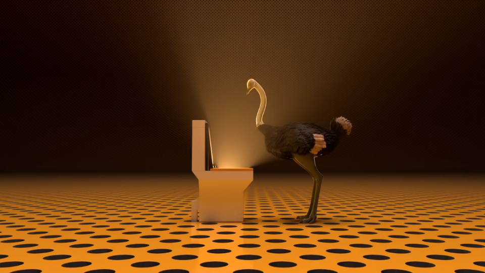 Ostrich Politic animated short film Mohammad Houhou Gobelins | STASH MAGAZINE