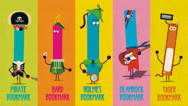 Meet the Bookmark Characters of World Book Day