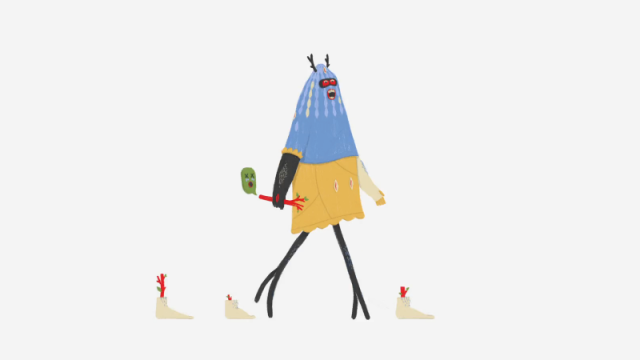 Sit Down and Walk animated short film by Fabio Valesini | STASH MAGAZINE