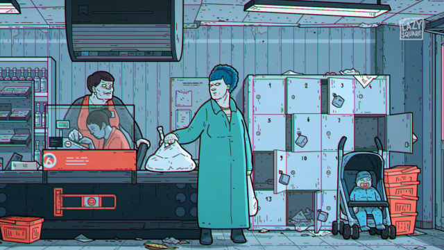 Simpsons Couch gag Russian Art Film Version by Lazy Square | STASH MAGAZINE