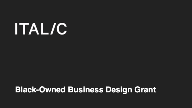 LA Studio ITAL/C Announces Black-Owned Business Design Grant