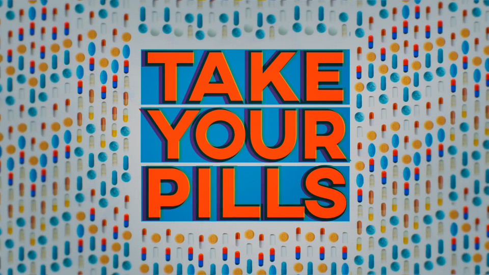 Netflix documentary Take your Pills Titles by Blue Spill | STASH 