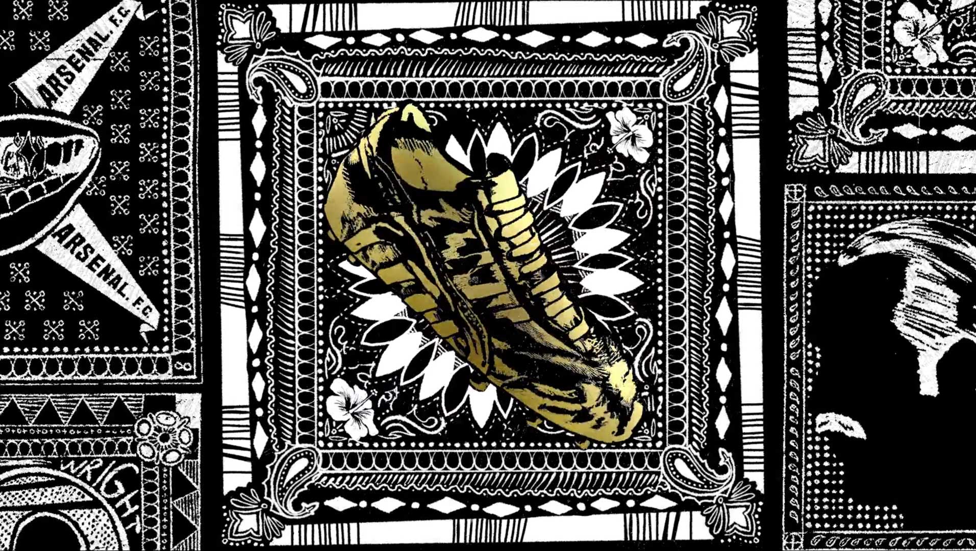 Adidas Arsenal Ian Wright Golden Wolf | STASH MAGAZINE