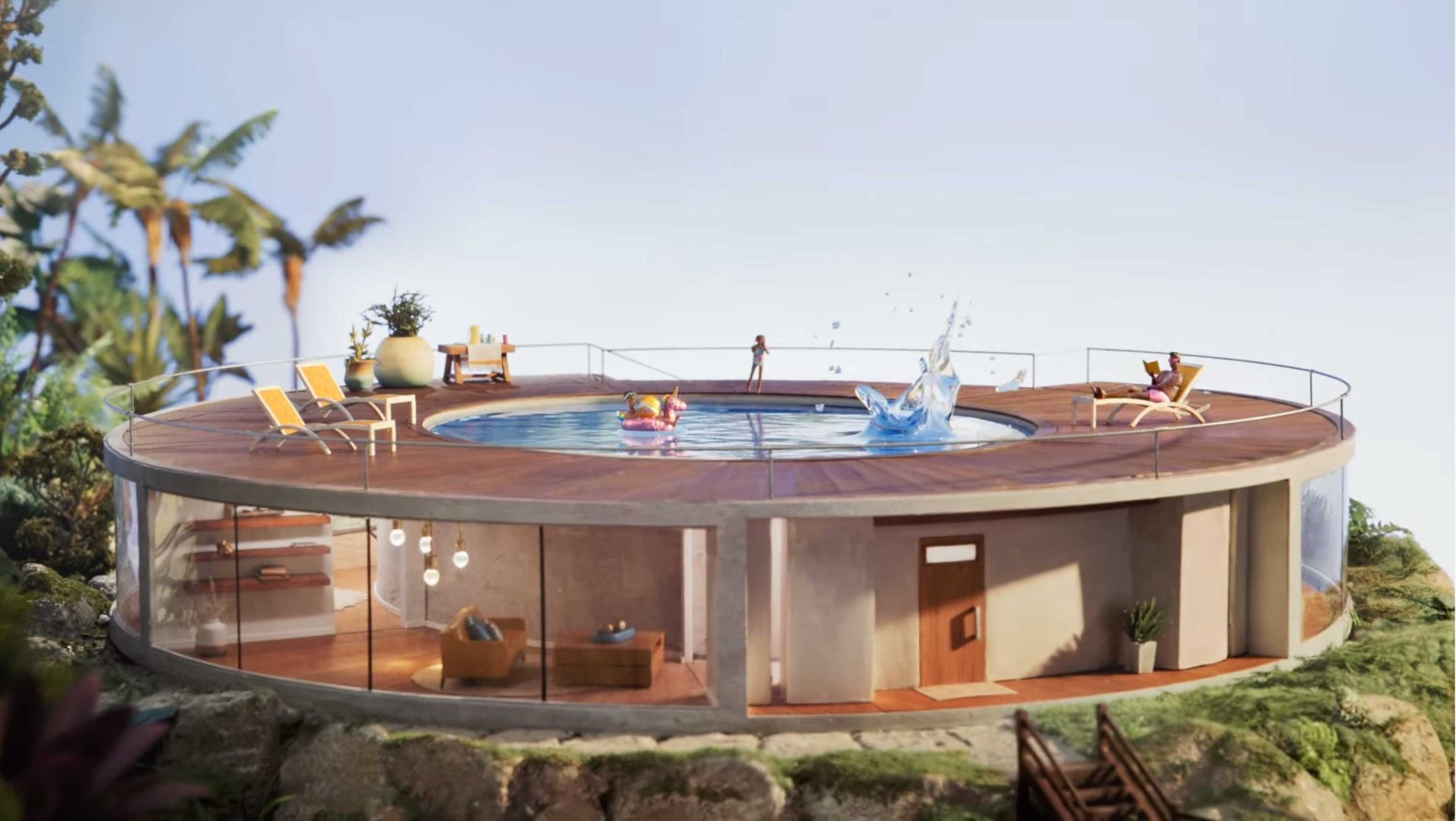 Typography Meets Architecture in Airbnb Spot by Buck and House Special