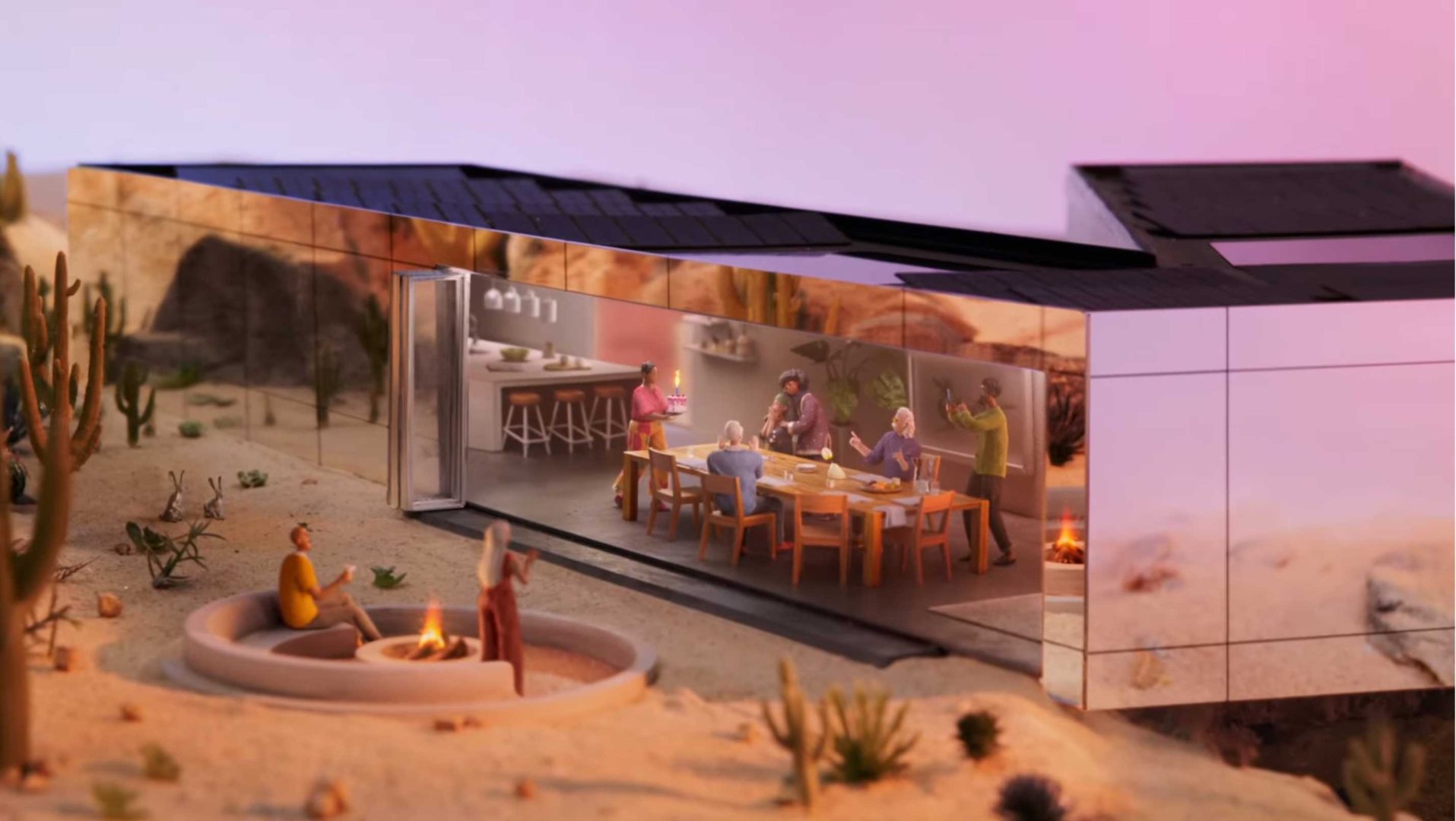 Typography Meets Architecture in Airbnb Spot by Buck and House Special