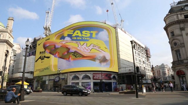 Aixsponza Takes Nike Air Zoom Mercurial x Rocket League to Piccadilly Circus