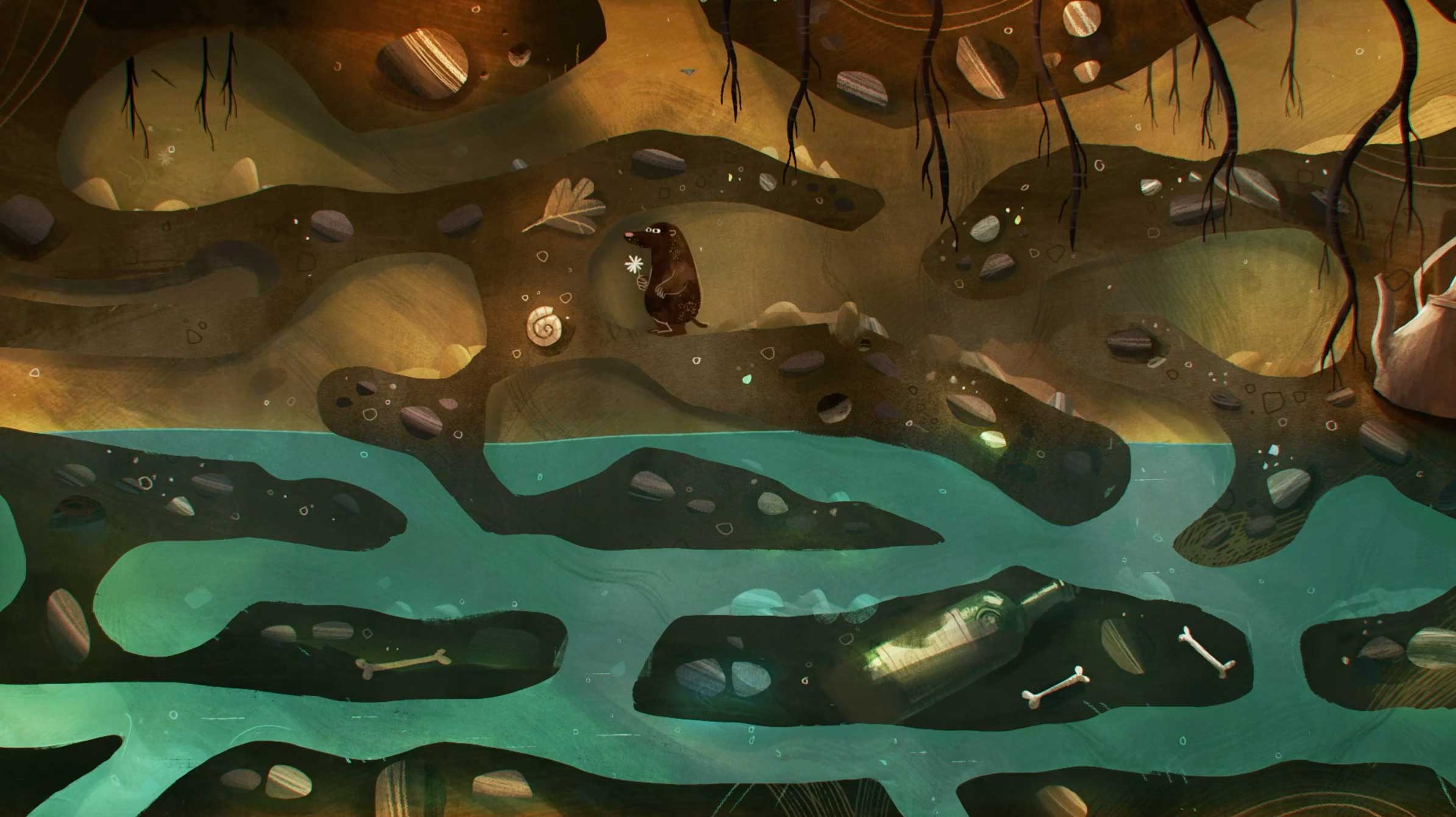 Asa Lucander and Aardman Groundwater Flooding Darcy the Mole | STASH MAGAZINE