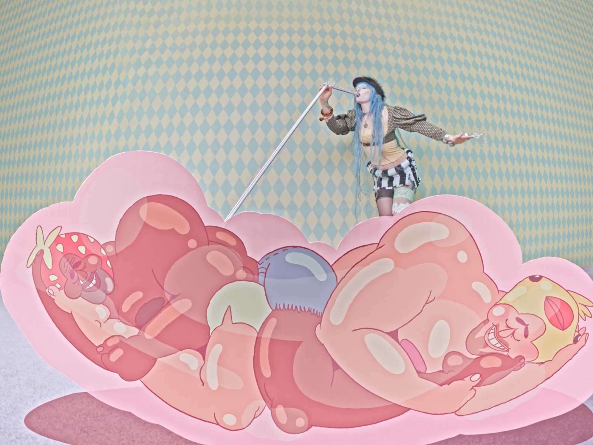 Ashnikko Trinkets music video by Léa Esmaili & BlinkInk | STASH MAGAZINE