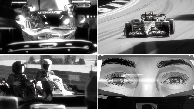 NOBORDER Captures the Reflective Side of F1 for Aston Martin & Coinbase