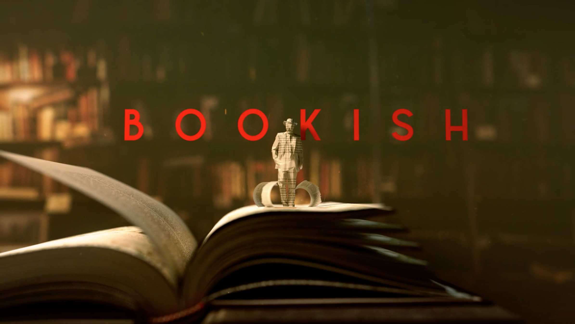 BOOKISH TV series titles by Huge Designs | STASH MAGAZINE