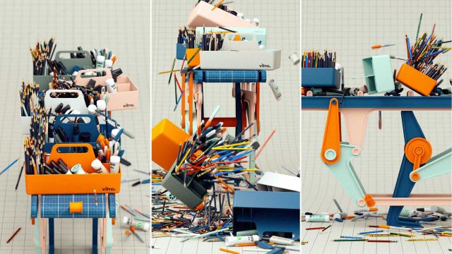 Ben Koppel Unleashes Art Supply Chaos with His Box Transit Mechanism