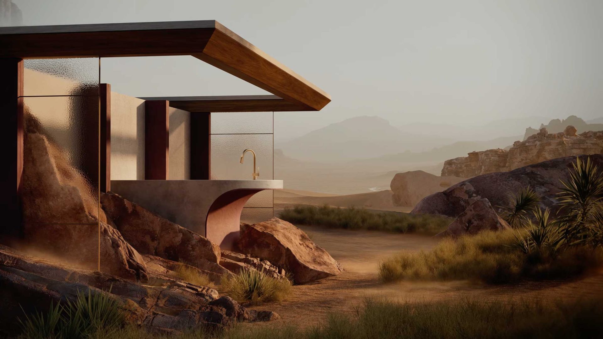 Blanco Void Channels Frank Lloyd Wright for Brizo - Motion design ...