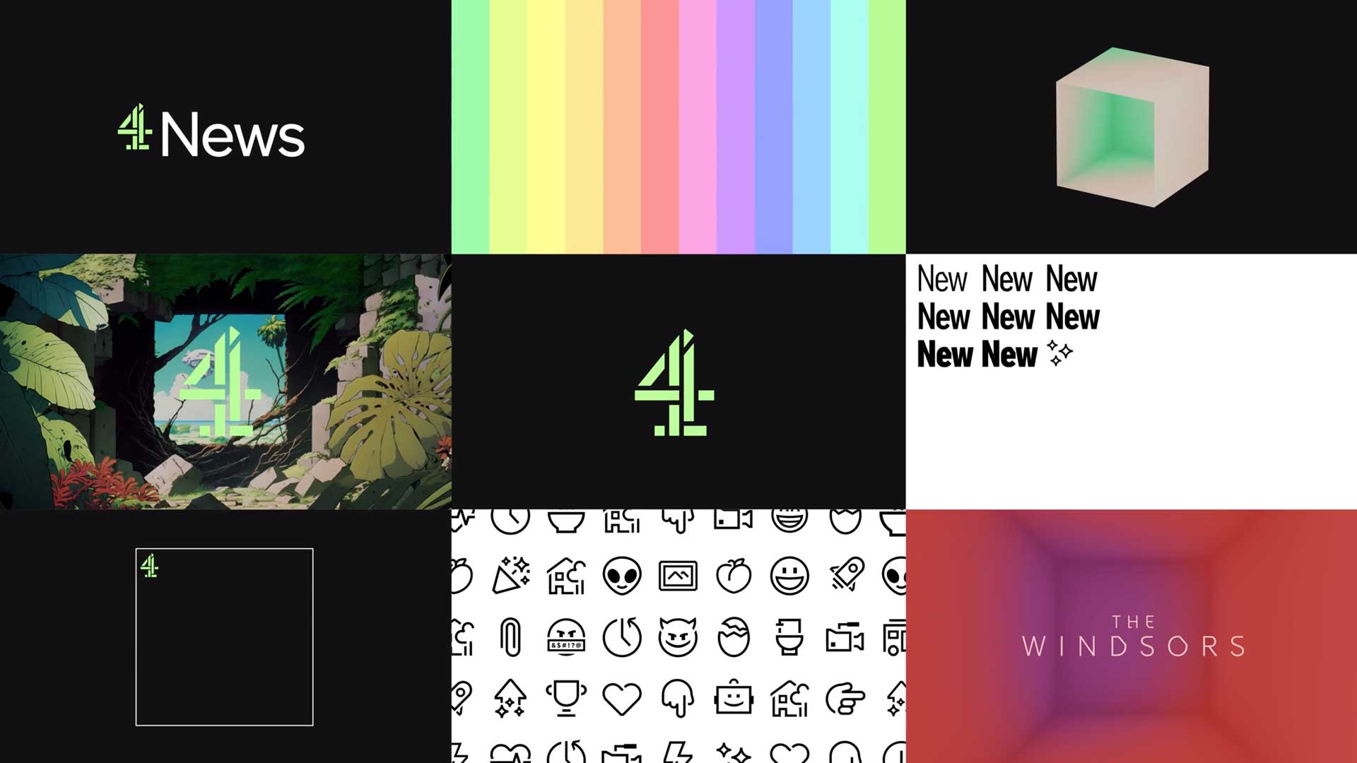 Channel 4 Altogether Different Rebrand by Pentagram and Found | STASH MAGAZINE