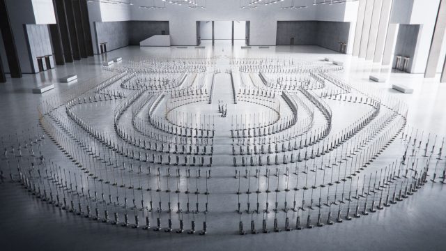 Optical Arts Drops the Mops Like Dominos for Dyson