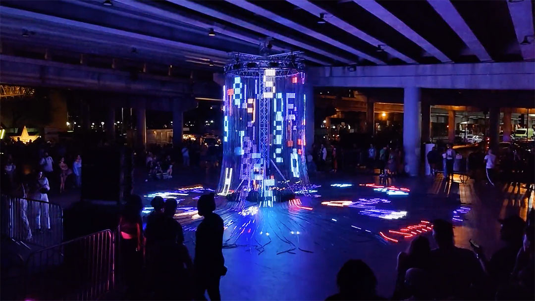 FLUX Interactive Light Installation Ksawery Kirklewski | STASH MAGAZINE