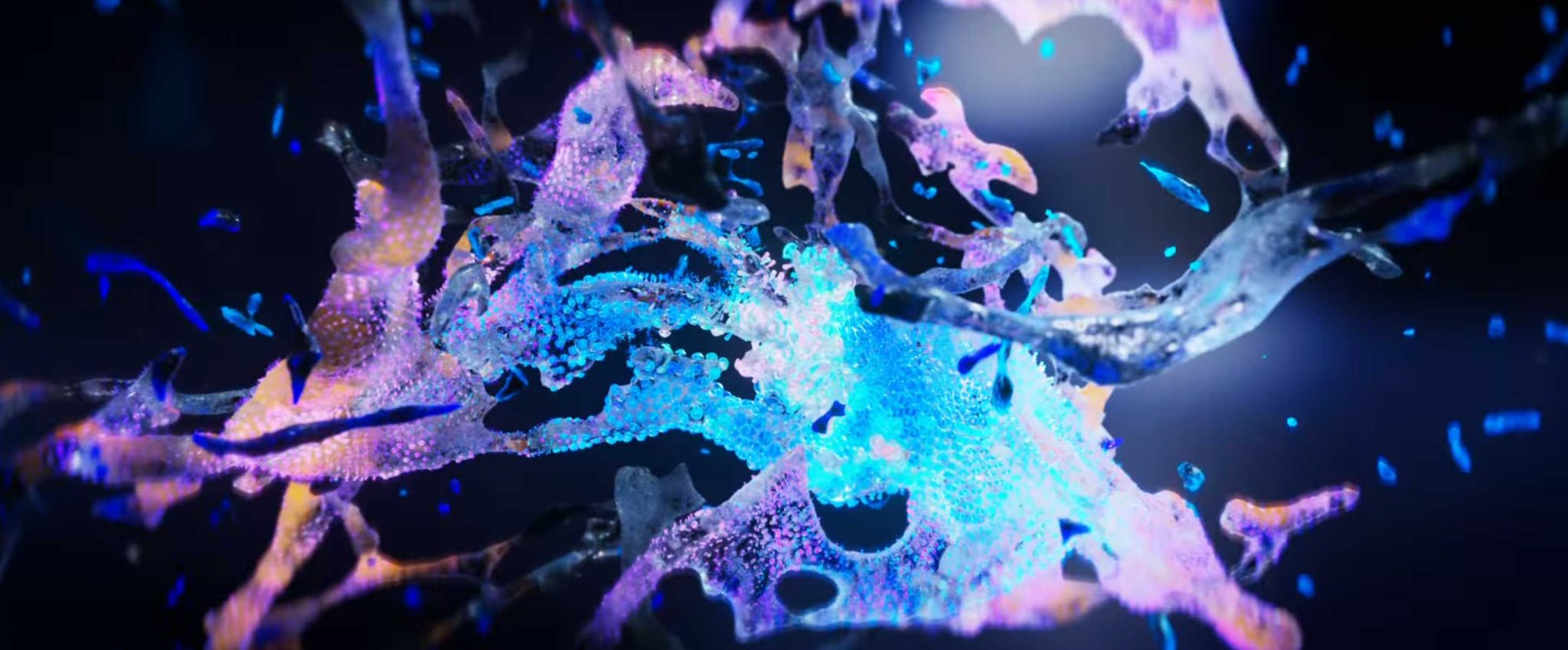 Framestore Design Studio Creatives "Coalesce" for OFFF 2023 Motion design STASH Motion