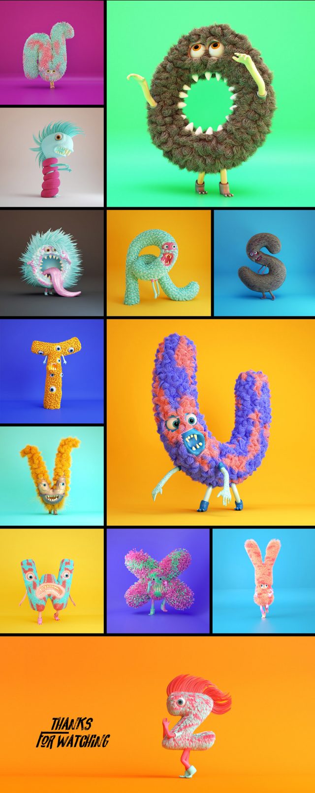 Furry Alphabet animation | STASH MAGAZINE