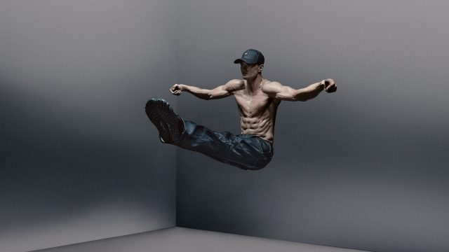 Jordan Hemingway Sculpts Anatomy for G-STAR Denim