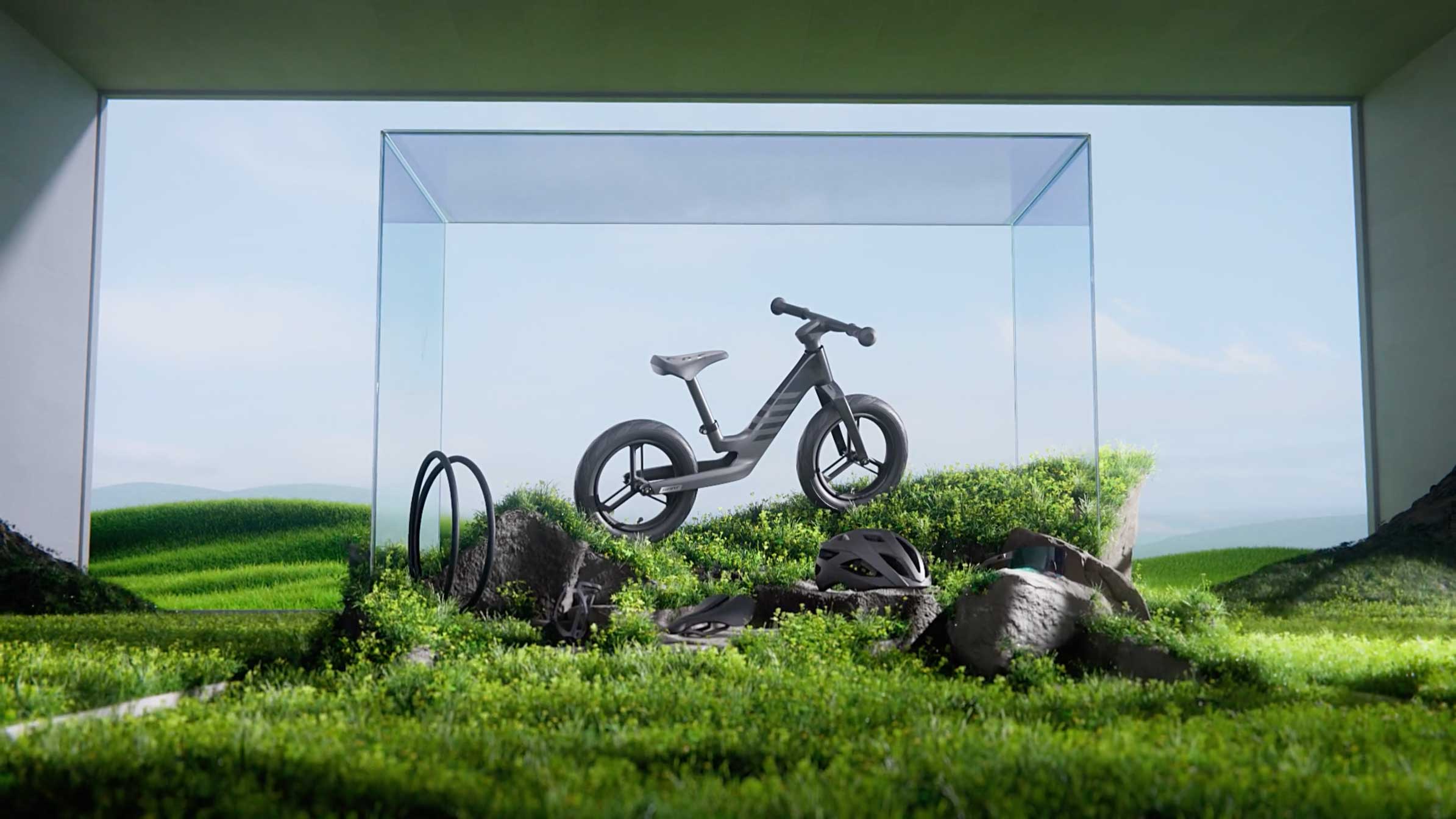 Giant bicycles A Trail to Zero by Floating Point Art | STASH MAGAZINE 