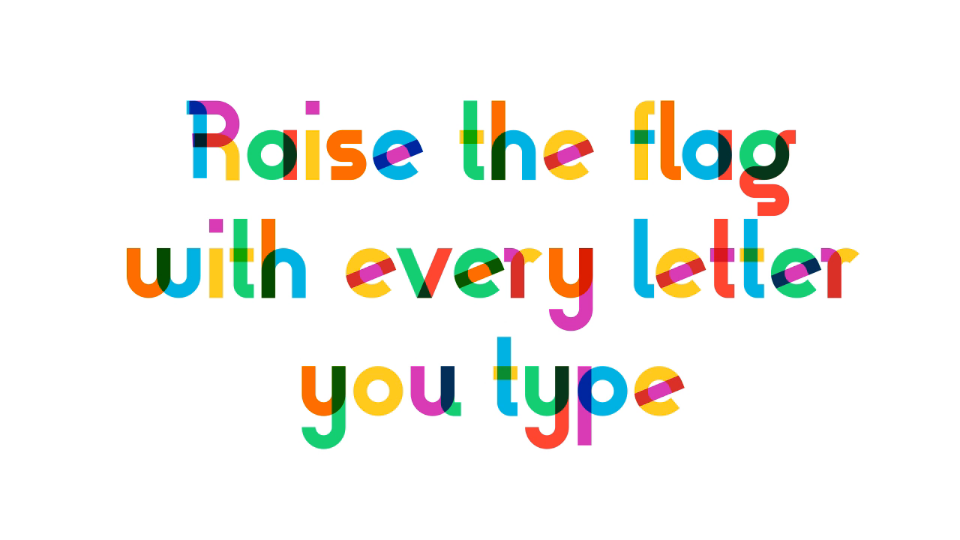 Gilbert baker typeface | STASH MAGAZINE