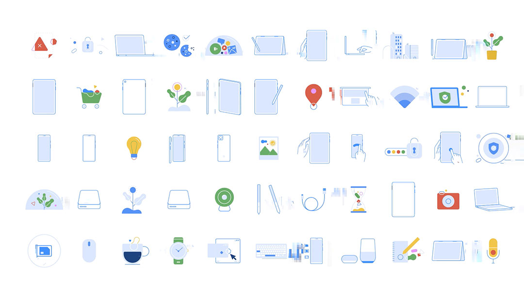 Google Illustration System Illo | STASH MAGAZINE