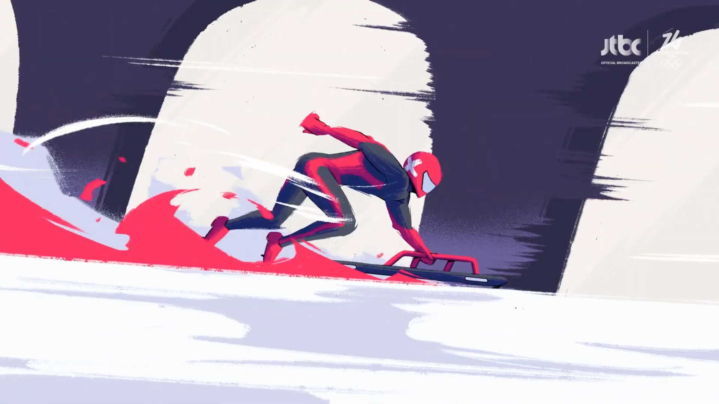 JTBC 2026 Winter Olympics ID Animation by Sungmin Yoo | STASH MAGAZINE