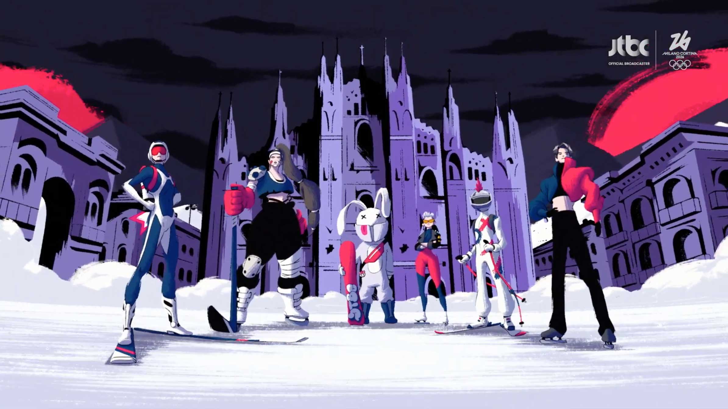 JTBC 2026 Winter Olympics ID Animation by Sungmin Yoo | STASH MAGAZINE