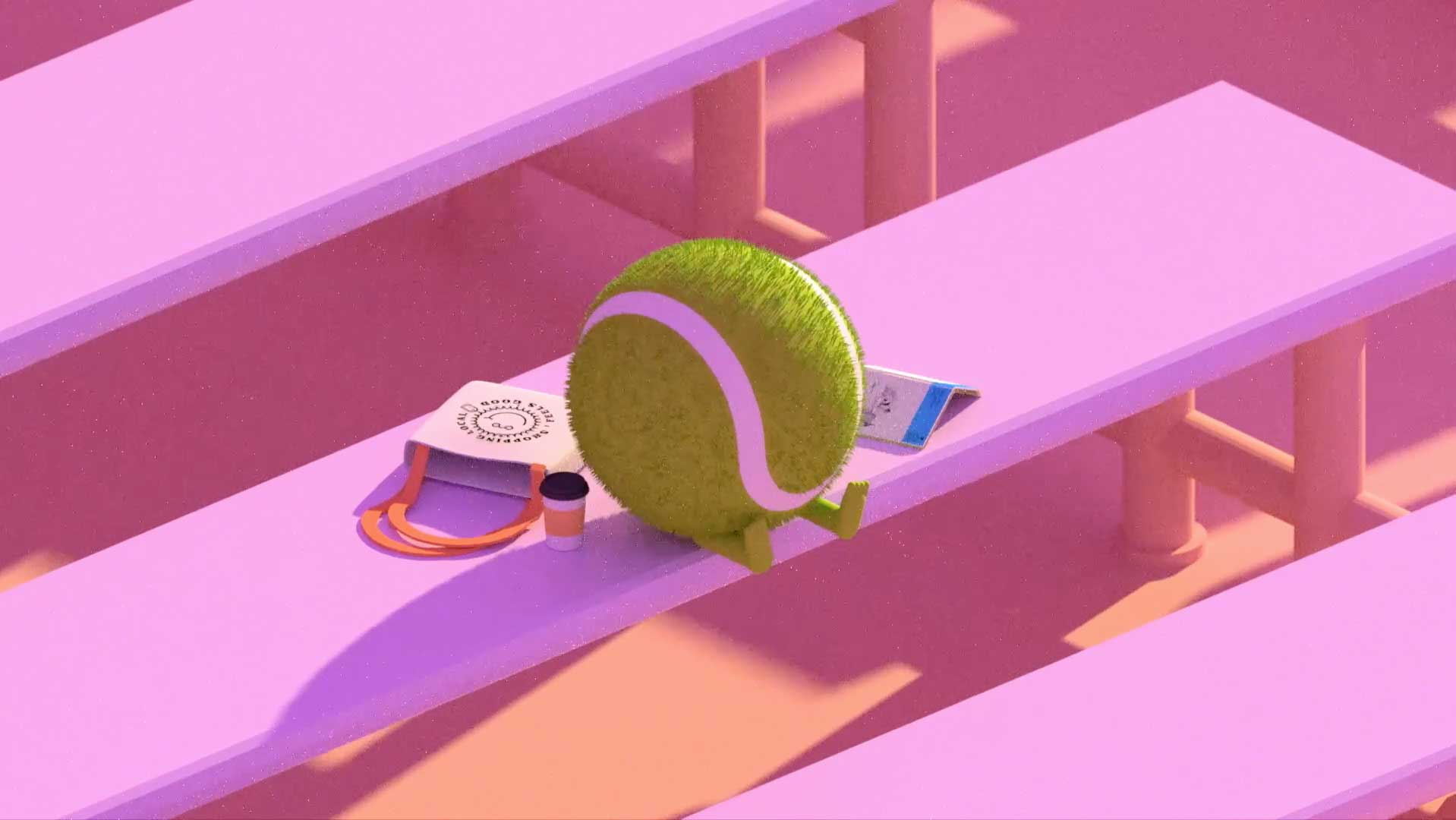 Julian Glander Tennis Ball on His Day Off short film Adult Swim | STASH MAGAZINE