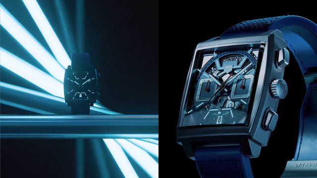 Neon Speed: Frame Defines the Monaco Skeleton for TAG Heuer