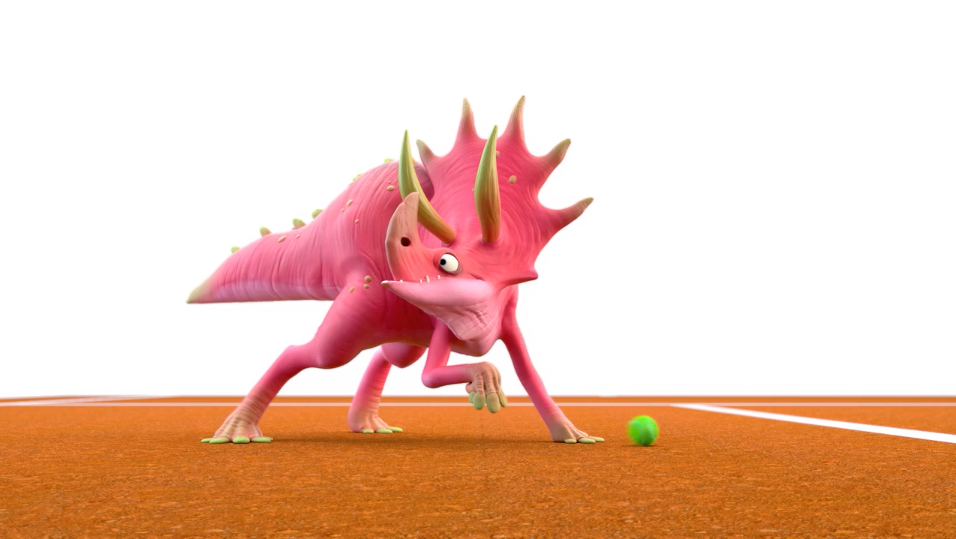 Dino Tennis 3D Short film | STASH MAGAZINE