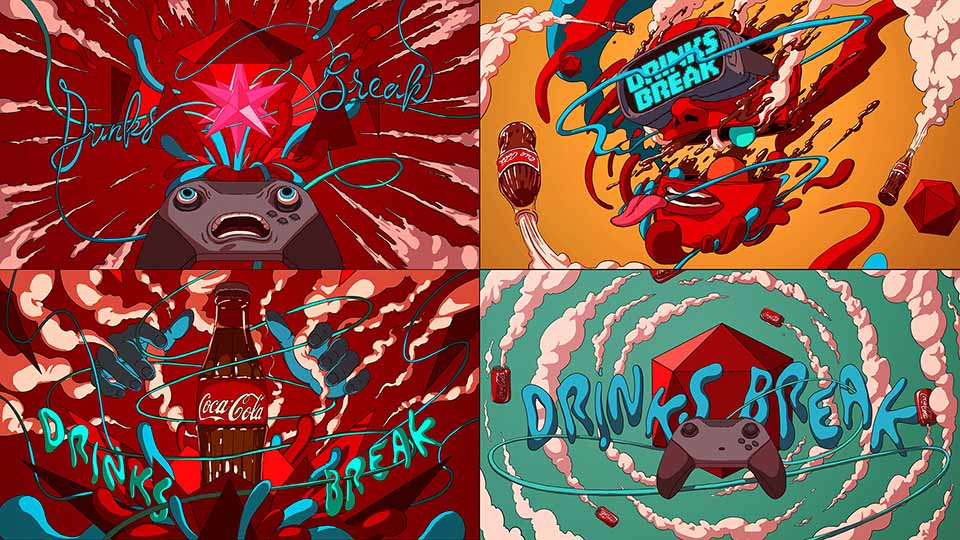 Coca-Cola x Twitch Drink Break by Laundry | STASH MAGAZINE