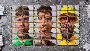 OK Go Gets Framed in "A Stone Only Rolls Downhill" Video - Motion