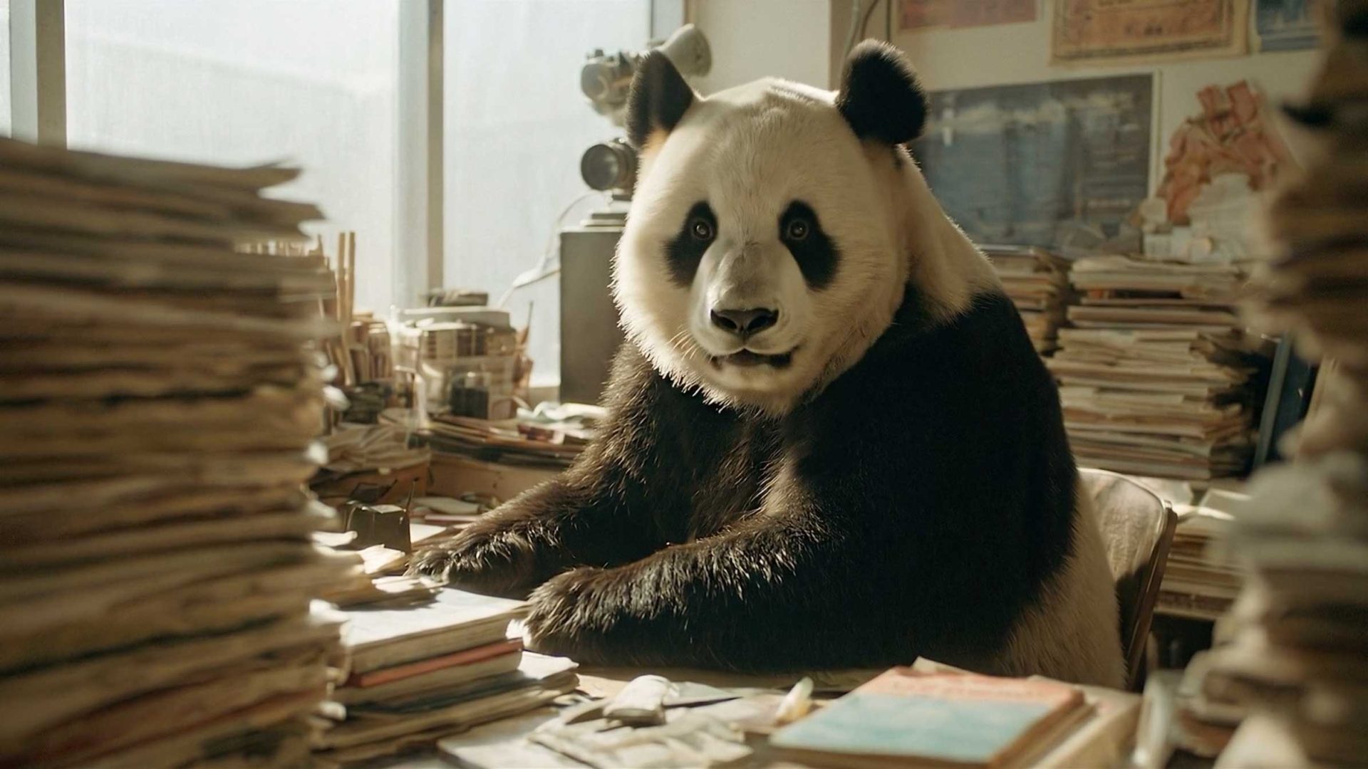 Panda Ponders AI Production Pipeline by Brent Bonacorso | STASH MAGAZINE