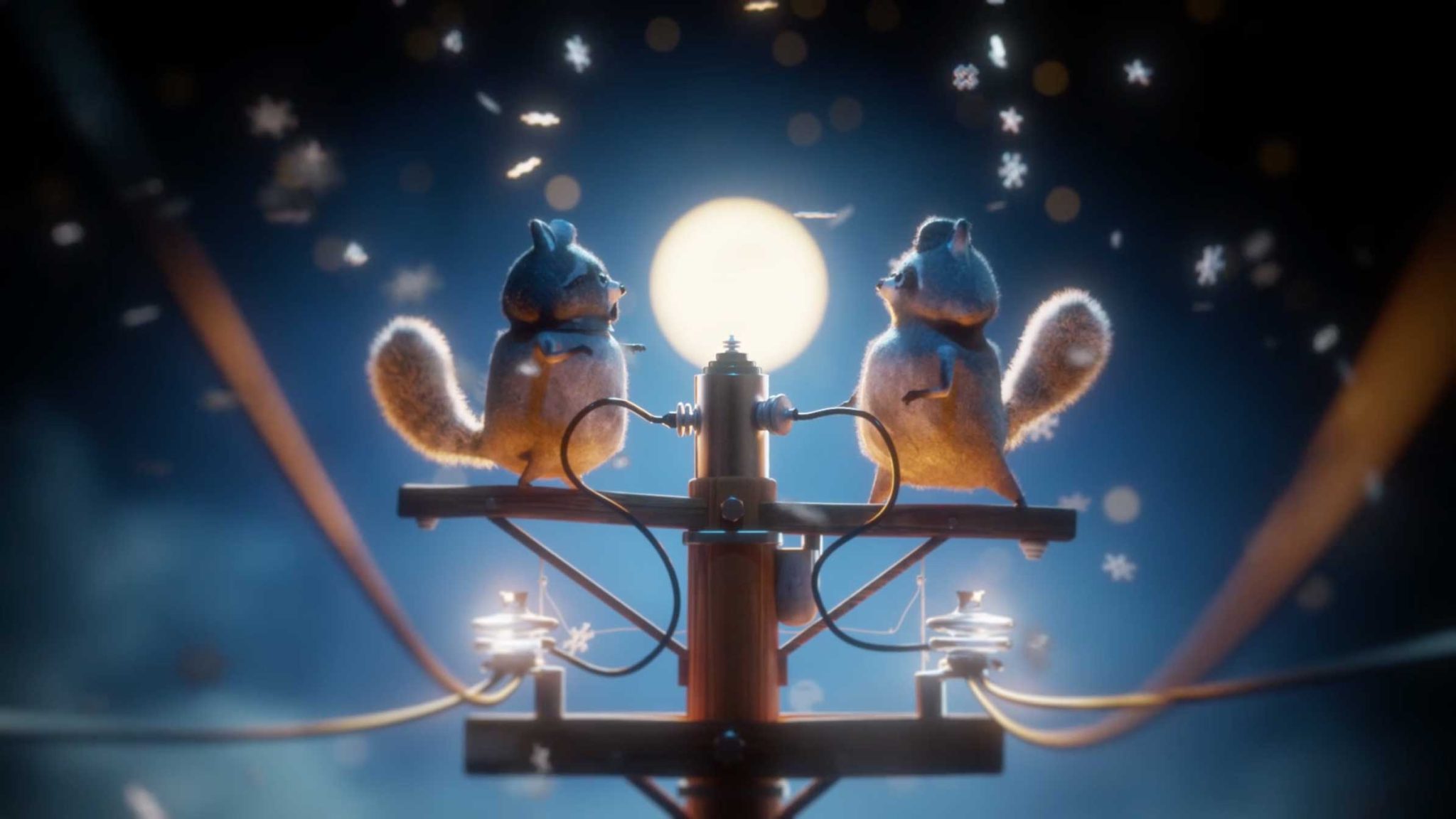 Rascally Raccoons Light Up the Holidays for Ambient Press - Motion ...
