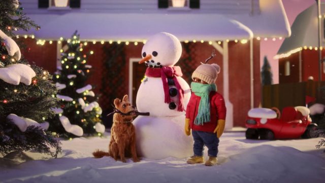 It's Dog vs Snowman in Greenies New Stop-motion Spot