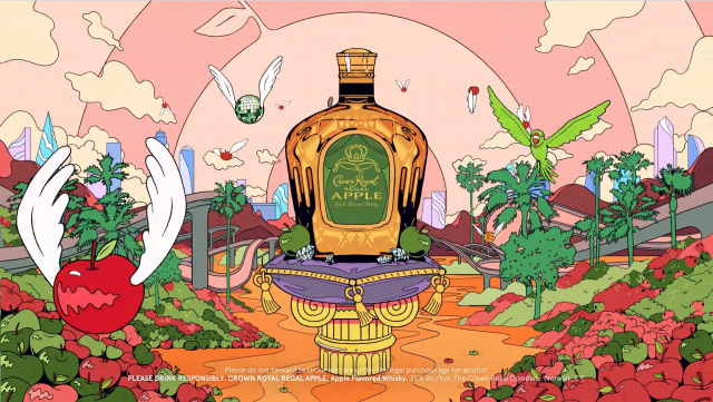 Trippin' on Crown Royal Apple with Golden Wolf