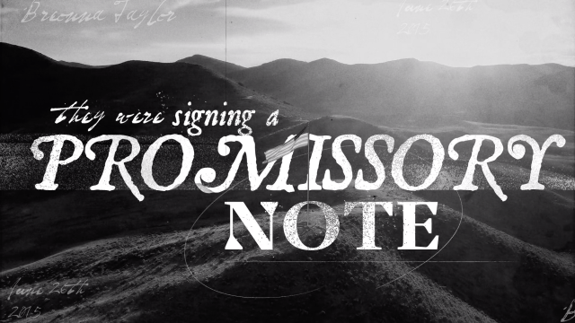 Promissory Note by Jazeel Gayle | STASH MAGAZINE