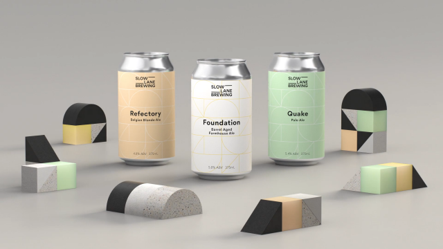 Slow Lane Brewing Brand Identity by Ben Nichols